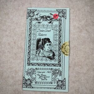 Vintage 1989 Dollie Corset Pattern by Pat Allen Sewing‎ Craft DIY Project